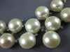 ESTATE .55CT DIAMOND & AAA PEARL 14KT WHITE GOLD 3D CLASSIC V SHAPE NECKLACE