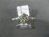 ESTATE .50CT ROUND DIAMOND 14KT WHITE GOLD 2 STONE CLASSIC CRISS CROSS LOVE RING