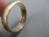 ESTATE 14K YELLOW GOLD MATTE FINISH MENS WEDDING BAND RING 6MM WIDE 12.25 #21060