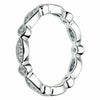 ESTATE .40CT DIAMOND 18KT WHITE GOLD ROUND & MARQUISE ETERNITY ANNIVERSARY RING