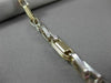 ESTATE LARGE & LONG 14KT 2TONE GOLD SOLID FANCY LINK ITALIAN MEN BRACELET #22867