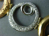 ESTATE EXTRA LARGE 1.10CT DIAMOND 18KT WHITE & ROSE GOLD CIRCULAR SWIRL BRACELET