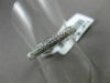 ESTATE .42CT DIAMOND 18KT WHITE GOLD 3D PAVE SIZABLE ETERNITY ANNIVERSARY RING