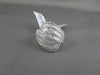 ANTIQUE WIDE 2.15CT DIAMOND 18KT WHITE GOLD FILIGREE MULTI ROW ANNIVERSARY RING
