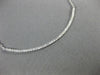 ESTATE LARGE .50CT DIAMOND 14KT WHITE GOLD CLASSIC BAR HAPPY FACE LOVE NECKLACE
