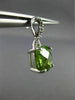 ESTATE 14KT WHITE GOLD HANGING EARRINGS. 3D SQUARE INFINITY DESIGN