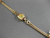 ANTIQUE .84CT OLD MINE CUT DIAMOND & RUBY 14KT ROSE GOLD 3D ART DECO WATCH #2076