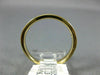 ESTATE .33CT DIAMOND 14KT YELLOW GOLD 3D CHANNEL COMFORT FIT ANNIVERSARY RING