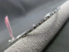 ESTATE .55CT DIAMOND 18KT WHITE GOLD 3D ETOILE CLASSIC 2mm BANGLE BRACELET
