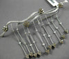 EXTRA LARGE 4.51CT WHITE & CHOCOLATE FANCY DIAMOND 18KT WHITE GOLD FLOWER BROOCH