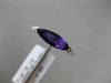 ESTATE .98CT DIAMOND & AAA CUSHION CUT AMETHYST 14KT WHITE GOLD 3D LOVE FUN RING