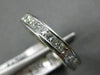 ESTATE 2.35CT PRINCESS DIAMOND 14K WHITE GOLD 3D ETERNITY ANNIVERSARY RING #1350