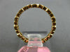 ESTATE .45CT ROUND DIAMOND 18KT ROSE GOLD 3D FILIGREE MILGRAIN ETERNITY RING 2mm