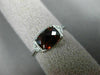1.76CT DIAMOND & AAA GARNET 14KT WHITE GOLD 3D FILIGREE FRIENDSHIP PROMISE RING