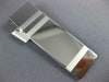 ESTATE LARGE 14KT WHITE GOLD 3D CLASSIC RECTANGULAR ENGRAVABLE MONEY CLIP #952