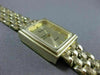 ESTATE 14KT YELLOW GOLD SIMPLE SQUARE QUARTZ SWISS MOVEMENT VICENCE WATCH #15530