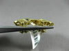 ESTATE LARGE 1.80CT DIAMOND & SAPPHIRE 14KT YELLOW GOLD 3D CRISS CROSS EARRINGS