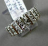 ESTATE WIDE DIAMOND .60CT DIAMOND 14KT WHITE GOLD 3D SEMI MOUNT ENGAGEMENT RING