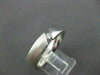 ESTATE WIDE .10CT DIAMOND 14KT WHITE GOLD 3D TENSION SOLITAIRE MEN RING  #14345