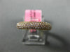 ESTATE .76CT PINK DIAMOND 18KT ROSE GOLD 3D MULTI ROW WEDDING ANNIVERSARY RING