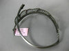 ESTATE 1.25CT DIAMOND 14KT BLACK GOLD 3D MULTI LEAF HANDCRAFTED BANGLE BRACELET