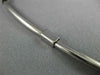 ESTATE 1CT ROUND CUT DIAMOND 14KT WHITE GOLD 3D CIRCULAR LINE NECKLACE #2106