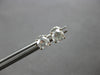 ESTATE .70CT DIAMOND 14K WHITE GOLD CLASSIC ROUND SOLITAIRE STUD EARRINGS #28174