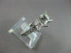 ESTATE 1.08CT DIAMOND 14KT W SEMI MOUNT FILIGTEE 3 STONE ENGAGEMENT RING #1399