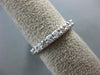 ESTATE .53CT DIAMOND 14KT WHITE GOLD SEMI ETERNITY SHARE PRONG ANNIVERSARY RING