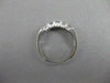 ESTATE 7 ROUND DIAMOND 14K WHITE GOLD CHANNEL WEDDING ANNIVERSARY RING VVS #1172