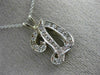 .30CT ROUND DIAMOND 14K TWO TONE GOLD CLASSIC SCRIPT "D" INITIAL PENDANT #20642