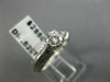 ANTIQUE .52CT OLD MINE DIAMOND 18KT WHITE GOLD 3D FILIGREE ENGAGEMENT RING #9318
