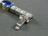 ESTATE 7.22CT DIAMOND & AAA TANZANITE 14KT WHITE & YELLOW GOLD BRACELET #17384