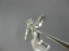 ESTATE .50CT ROUND DIAMOND 14KT WHITE GOLD 2 STONE CLASSIC CRISS CROSS LOVE RING