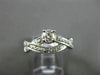 ESTATE 1.0CT DIAMOND 14KT WHITE GOLD 3D INFINITY ENGAGEMENT RING AGL CERTIFIED