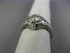 ANTIQUE WIDE .70CT DIAMOND & AAA SAPPHIRE 18KT WHITE GOLD ENGAGEMENT RING 26036