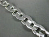 ESTATE WIDE 14KT WHITE GOLD SOLID HANDCRAFTED ITALIAN CLASSIC BRACELET #22778