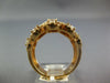 LARGE 2.09CT DIAMOND 18KT ROSE GOLD MULTI ROW INFINITY ETOILE ANNIVERSARY RING