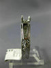 ANTIQUE .40CT DIAMOND 18KT WHITE GOLD 3D ROUND SEMI MOUNT ENGAGEMENT RING #22417
