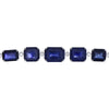 LARGE 63.20CT DIAMOND & AAA SAPPHIRE 18K WHITE GOLD ROUND & EMERALD CUT BRACELET