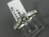 ESTATE .90CT DIAMOND 14KT WHITE GOLD 3D FILIGREE CLASSIC ENGAGEMENT RING #22179