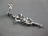 ESTATE .90CT DIAMOND & AAA EMERALD 18KT WHITE GOLD FILIGREE CHANDELIER EARRINGS