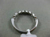 ESTATE .22CT ROUND & MARQUISE DIAMOND 14KT GOLD BEZEL SEMI ETERNITY WEDDING RING