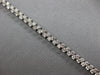 4.65CT DIAMOND 14KT WHITE GOLD 3D CLASSIC ROUND 2 ROW MULTI LEAF TENNIS BRACELET