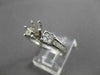 ESTATE .36CT DIAMOND 14KT WHITE GOLD SIX PRONG SEMI MOUNT ENGAGEMENT RING #16091