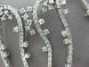 ESTATE LARGE 4.90CT DIAMOND 14KT WHITE GOLD ETERNITY WAVE NECKLACE
