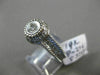 ESTATE .25CT OLD MINE DIAMOND 18KT WHITE GOLD FILIGREE MILGRAIN ENGAGEMENT RING