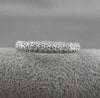 ESTATE 1.10CT DIAMOND 14KT WHITE GOLD 3D ETERNITY WEDDING ANNIVERSARY RING 20825