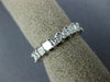 3.0CT DIAMOND 14K WHITE GOLD 3D PRINCESS ETERNITY WEDDING ANNIVERSARY RING 19900