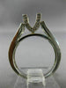ESTATE 1.50CT DIAMOND 14KT WHITE GOLD CLASSIC 4 PRONG SEMI MOUNT ENGAGEMENT RING